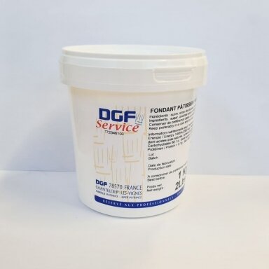 Balta cukrinė glazūra (1 kg)