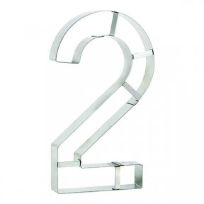 Konditerinė forma skaičius "2" (32 x 18 cm)
