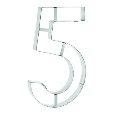 Konditerinė forma skaičius "5" (32 x 18 cm)