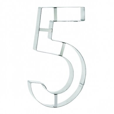 Konditerinė forma skaičius "5" (32 x 18 cm)