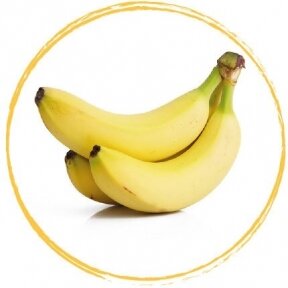 Bananų tyrė 100% (1 kg)