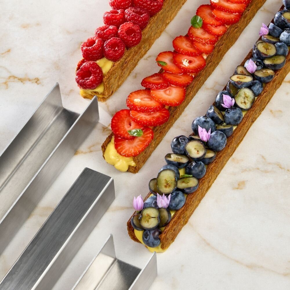 Nerūsējošā tērauda forma (U veida) kārtainajai mīklai (KMF01) 2
