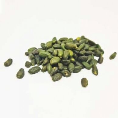 Žali pistacijų riešutų branduoliai (be luobelės) (200 gr)