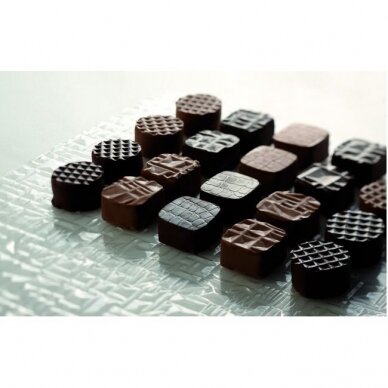 PAVONI reljefinių lapų rinkinys šokoladiniams saldainiams STRKIT2 (4 vnt.) 1