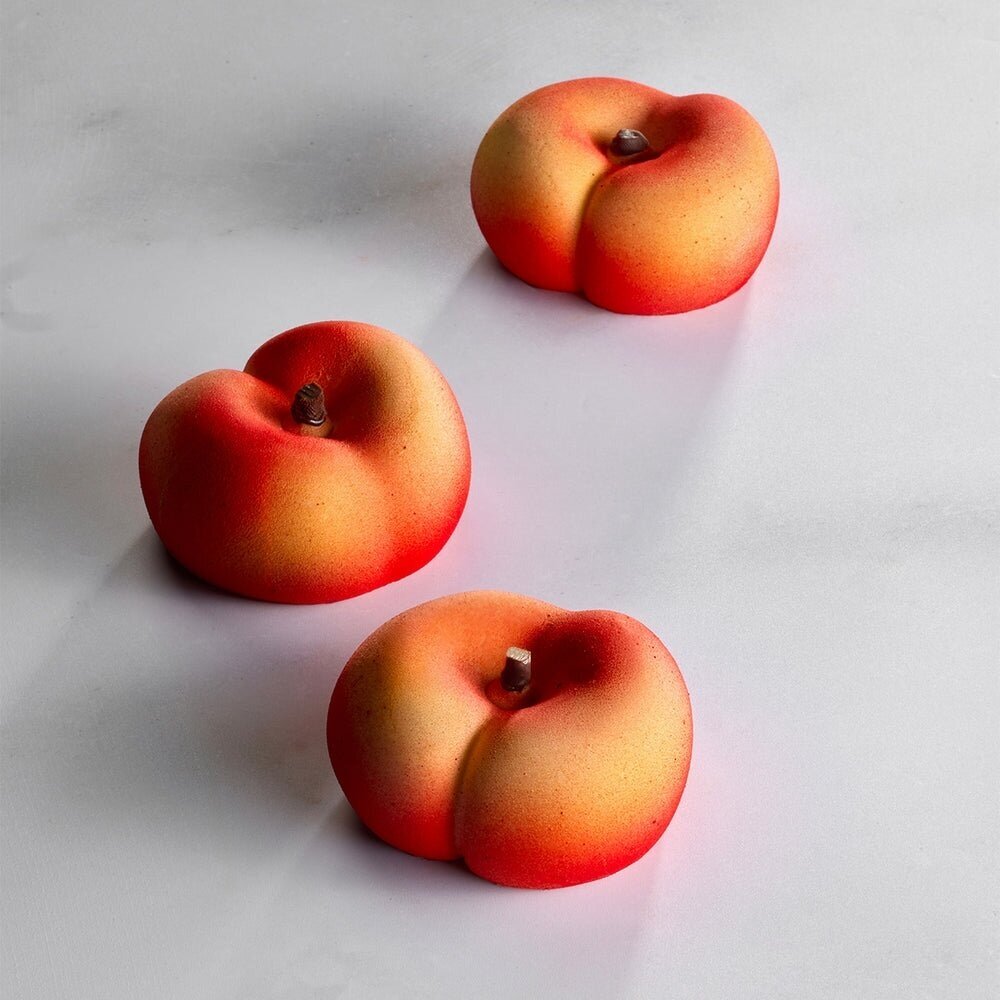 Silikoninė forma "Flat Peach" (PX43145) (120ml) Silikoninė forma "Flat Peach" (PX43145) (120ml)