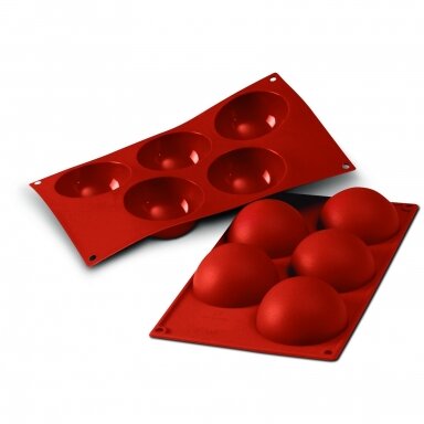 Silikoninė forma "5 Demi spheres"