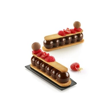Silikoninė forma "Truffle eclair 75" Silikoninė forma "Truffle eclair 75"