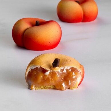 Silikoninė forma "Flat Peach" (PX43145) (120ml) 4