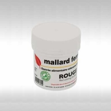 Raudoni natūralūs maistiniai dažai (tirpūs riebaluose) 20gr.