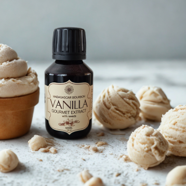 Burbono vanilės „Gourmet“ ekstraktas su sėklomis (100 ml)