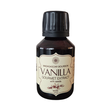 Burbono vanilės „Gourmet“ ekstraktas su sėklomis (100 ml)