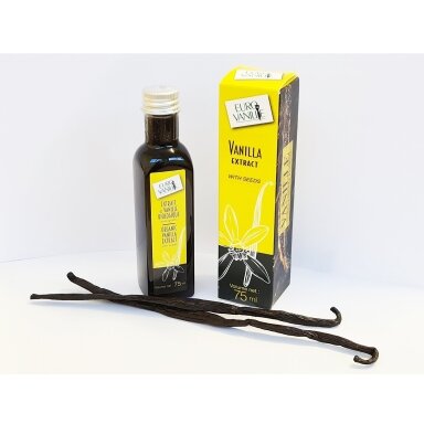 Vanilės ekstraktas su sėklomis (L80) (75ml.) Vanilės ekstraktas su sėklomis (L80) (75ml.)